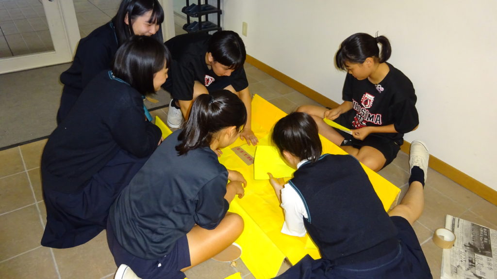文化祭準備 広島女学院中学高等学校